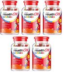 Health Ok Mankind Gummies, Multivitamin and Multimineral for Kids, Supports Normal Growth, Healthy Immune system and Brain Function, for 7-17-year-old, Bottle of 30 Gummies x Pack of 5