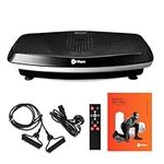 Lifepro Hovert 3D Vibration Plate Exercise Machine | 4 Resistance Bands | 3 Programs | Adjustable Speed and Intensity | Full Body Vibrating Plate Exercise Machine (Black)