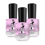 duri Rejuvacote 1 Original Maximum Strength Nail Growth System, Base And Top Coat, 3 Pack (0.61 fl.oz. each)