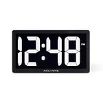 AcuRite 75114M 10-inch LED Digital Clock with Auto Dimming Brightness White