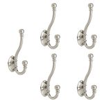 Franklin Brass 3319219-KT Ball End Coat and Hat Hook, 5 Per Pkg