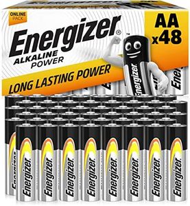 Energizer Alkaline Power 48 Pack AA Batteries E301772200