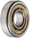 FAG NU305E-M1-C3 Cylindrical Roller Bearing, Single Row, Straight Bore, Removable Inner Ring, High Capacity, Brass Cage, C3 Clearance, 25mm ID, 62mm OD, 17mm Width