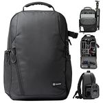 TARION Camera Backpack Small - Photography Backpack Slim Camera Bag Black with Laptop Compartment Waterproof Raincover Large Capacity for Women Men DSLR SLR Mirrorless Cameras Video Camcorder TR-L