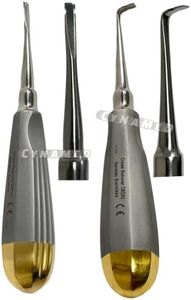 2 Crown Remover CVD/STR German Grade Gold Handle Dental Instrument (CYNAMED)