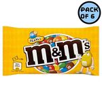 M&M's Chocolate Peanut Sugar Shell, 45 Grams (Pack of 6)