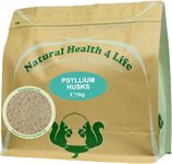 Natural Health 4 Life Vegetable Fibre Psyllium Husks 1 kg in Resealable Pouch (1 Pouch)