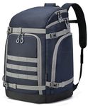 TurnWay New Ski/Snowboard Boot Bag/Skating Bag | Excellent for Store and Transport Gear, Helmet, Goggles & Accessories | Travel with Waterproof Exterior, Reflective Strip for Men, Women (Blue)