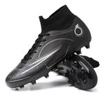 Soccer Ceats Mens Women Football Cleats Tacos de Futbol Para Hombre Outdoor Zapatos Para Futbol Para Hombres High Top Cleats Turf Soccer Shoes Men Futsal Shoes Professional Soccer Cleats AG/FG