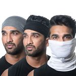 HEELIUM Bamboo Bandana for Men & Women | Super Soft | Odour-free & Breathable | Durable & Multipurpose Bandana