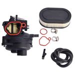 Getfarway Carburetor Kit Spark Plug and Air Filter Assembly Fit for Riding Push Lawn Mower Engine Tb110 Tb115 Tb200 Tb230 550EX 625EX 675EX 725EXI , Replace for 799584 799583 592361 594057 594058