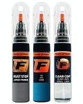 FIRANTO Car Paint Touch-Up Kit compatible with Audi LX5K Hainanblau - 3-in-1 Car Paint Scratch Repair Set includes 15ml Touch Up Paint Pen w/Brush, Primer, Lacquer