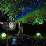 Laser Christmas Projector Lights Outdoor, 3 Color Laser Light Projector, Firefly Lights Show with RF Remote, Water Proof, Indoor Holiday Decoration, Christmas Gift, Home Decor, Party, Garden