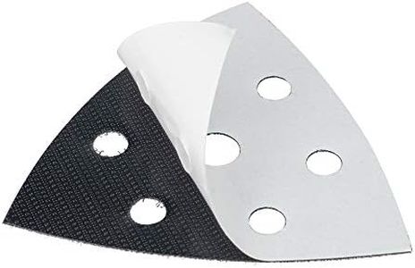 DFS Piastra autoadesivo con chiusura a contatto 93mm 6 Fori, ricambio per platorello/sostituzione per la Riparazione Piastra di Levigatura per Levigatrice Delta