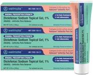 WELMATE - Arthritis Pain Reliever - Diclofenac Sodium Topical Gel 1% - Arthritis Relief - FSA & HSA Approved - Pain Relief Cream/Gel - Mobility Aids - 5.29 oz - 3 Pack