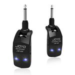 JOYO Guitar Wireless System 2.4GHz 4 Channels Rechargeable Audio Wireless Bass Guitar Transmitter Receiver for Electric Instruments (JW-03)