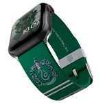 Harry Potter Smartwatch Band – Officially Licensed, Compatible with Every Size & Series of Apple Watch (watch not included), Slytherin, silicone, no gemstone