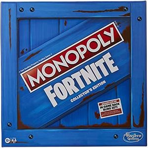 MONOPOLY - Fortnite Collector's Edition Board Game - Includes Code for in-Game Back Bling - Inspired by Fortnite Video Game - Family Board Games and Toys for Kids - Boys and Girls - F2546 - Ages 13+