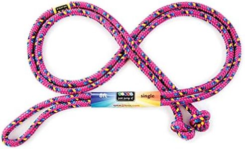 Just Jump It 8 Foot Single Jump Rope - Raspberry Confetti
