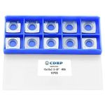 CDBP 2"Radius 15mm Square Straight Carbide Inserts for Woodturning, 15×15×2.5mm-R50 Replacement Cutter Knives for Woodworking Roughing Tool, 10pcs