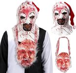 shyhand Adult Terrifier Mask Art the Clown Mask Scary Killer Clown Mask Halloween Creepy Clown Cosplay Mask for Men Women