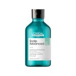 L’Oréal Professionnel Scalp Advanced Anti-Oiliness Dermo-Purifier Shampoo 300ml | For Oily Scalps | Purifies the Scalp Deeply with 3% AHA | For Men & Women