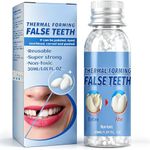 Temporary Tooth Filling Kit, Dental Repair Beads for Mending Gaps and Chipped Tooth, Moldable False Teeth Replacement, Moldable False Teeth Filling for Fake Dental Repair