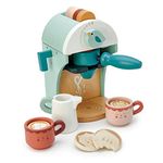 Tenderleaf Toys Pretend Play Kitchen Accessories: Fun & Educational - Pretend Play And Roleplay For Children (Babyccino Maker)