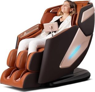 4D Massage Chair, Full Body Massage Chair, Zero Gravity Recliner w/ Intelligent Voice Control, 53.14" SL Track, Electric Calfrest Extension, 12 Auto Modes, USB Type-C, Bluetooth Speaker, TFT Screen