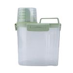 Pet Food Storage Container, Translucent Dog Food Storage Tank Portable with Lid Measuring Cup for Storaging Pet Food