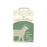 Call of Nature Recycled Paper Cat Litter Pellets - Biodegradable, Odour Control, Dust Free, Non Clumping Cat Litter Paper Pellets - Kitty Litter 7 Litre