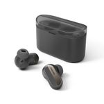 PHILIPS TAT6908BK True Wireless Headphones | In-Ear Bluetooth Earbuds | IPX4 Splash Resistant | 28 Hours Play Time With Charging Case | 4 Silicone Ear Tip Sizes | Microphone | USB-C Cable | Black