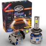 PRIVON - Loyalty in every mile Hb3 Led Headlight Bulb 210W 21000Lm 6500K (Cool White Led Light For Car) With External Canbus Ballast Driver (Hb3/9005 Car Led Headlights Bulb),Pack Of 2-Privon