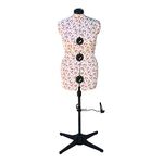 Sewing Online Adjustable Dressmakers Dummy, in a Florentine Paisley Fabric with Hem Marker, Dress Form Sizes 16 to 20 - Pin, Measure, Fit and Display your Clothes on this Tailors Dummy - 5913B