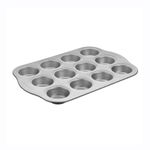 Cuisinart CMHB-12MPC Easy Grip 12-Cup Carbon Steel Non-Stick Muffin Pan