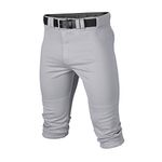 Easton RIVAL+ Knicker Baseball Pant, Grey, Youth, Small