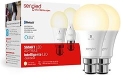 Sengled Smart Bulb, Alexa Light Bulb B22, Alexa Bulb Bayonet Dimmable, Bluetooth Light Bulbs Work with Amazon Alexa Echo/Echo Dot, Group Control, Energy Saving 8.8W 806LM, Soft White, 2 Pack