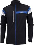 Swix Men's Breathable Windproof Active Outdoor Cross Country Skiing Winter Sports Jacket, Black, Large