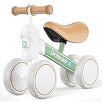 URMYWO Baby Balance Bike for 1 2 Years Old Boys Girls,Ride On Toys for 1 Year Old Kid's Toddler Bike Birthday Gifts for 10-24 Months Boys Girls Green