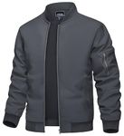 TACVASEN Windbreaker Jackets for Men Mens Jackets Lightweight Mens Bomber Jackets with Collar Mens Varsity Jackets Bomber Jackets Full Zip