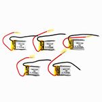 3.7V 150mAh Lipo Battery for Syma S107 S107G Helicopter S107G Battery 5 Pack 651723 Lithium Polymer Battery