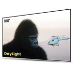 AWOL VISION 100" UST Projector Screen for Bright Day Light Using, 85% Ambient Light Rejecting (ALR) Fresnel Projector Screen for Ultra Short Throw Projector, Fixed Frame, Active 3D, HDR -D100