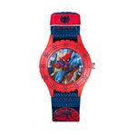 Spiderman Children's Analogue Quartz Watch with Textile wrist Strap SPD3495