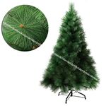 Vikrida Artificial Pine Green Christmas Tree Perfect for Christmas Decoration - 7.5 Feet