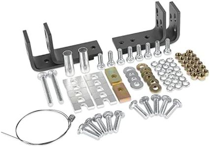 Universal Installation Kit w/Hardware and Brackets for Reese 5th Wheel Trailer Hitches Installation Kit #30035, 58058 (10 - Bolt Design)