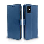 Pikkme Samsung Galaxy M31s Flip Cover Magnetic Leather Wallet Case Shockproof TPU for Samsung Galaxy M31s (Blue)