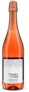 Wander + Found Non-Alcoholic Wine, Sparkling Rose´, Premium Dealcoholized Wine from Germany, Non-GMO Dealcoholized Wine, 750 ml (1 Bottle)