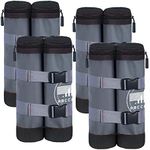 ABCCANOPY Canopy Weight Bags for Pop up Canopy Instant Canopies Shelter, Sand Bags (Gray/Black)