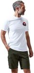 Berghaus Men's Grossglockner Mountain Short Sleeve Tee T-Shirt (Pack of 1) Pure White