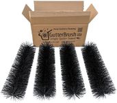 Gutter Filters By GutterBrush - Prevent Gutter Clogs - Reduce Gutter Cleaning - Protects 6 Inch Gutter - Water Flows While Leaves Are Filtered Out